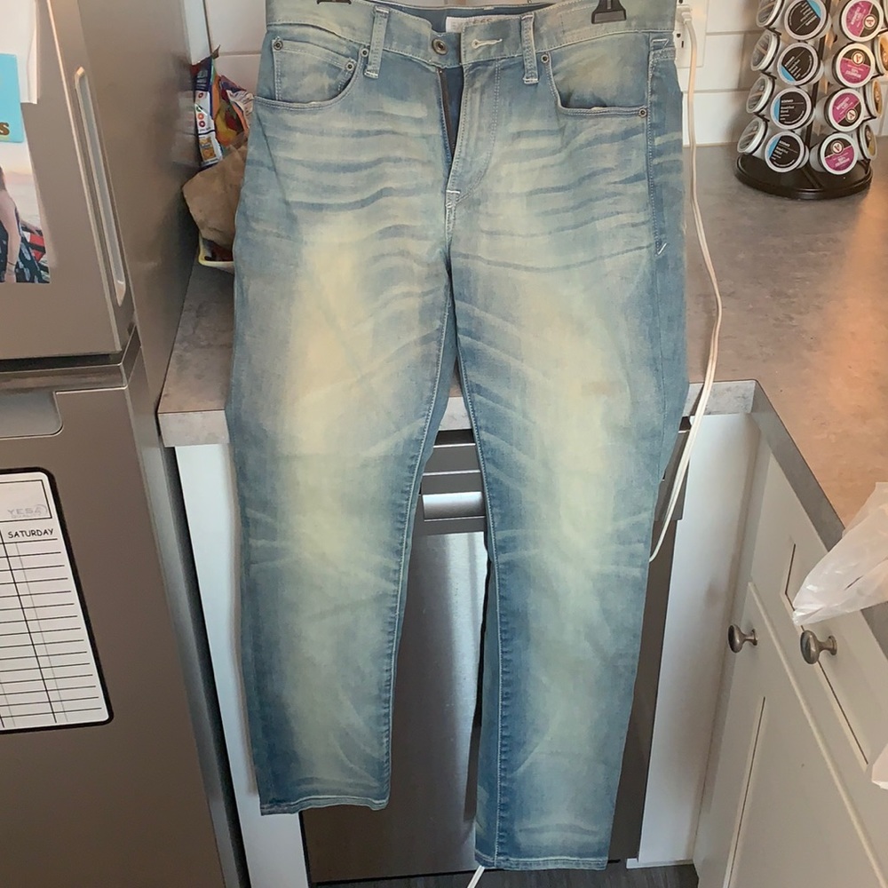 Express Jeans Faded Blue Super Skinny Fit L32 W30